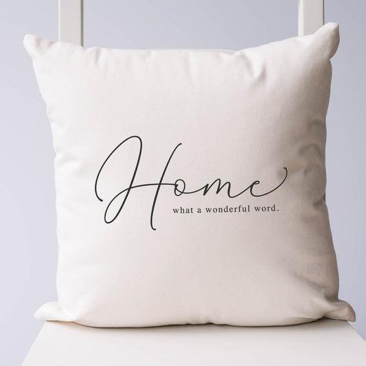 Home What A Wonderful Word | Pillow Cover