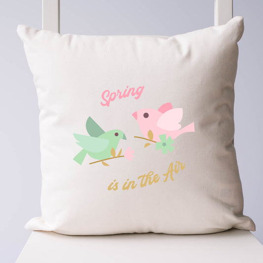 Spring Is In The Air Birds | Pillow Cover