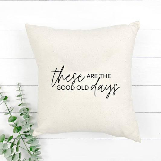 Good Old Days Print | Pillow Cover