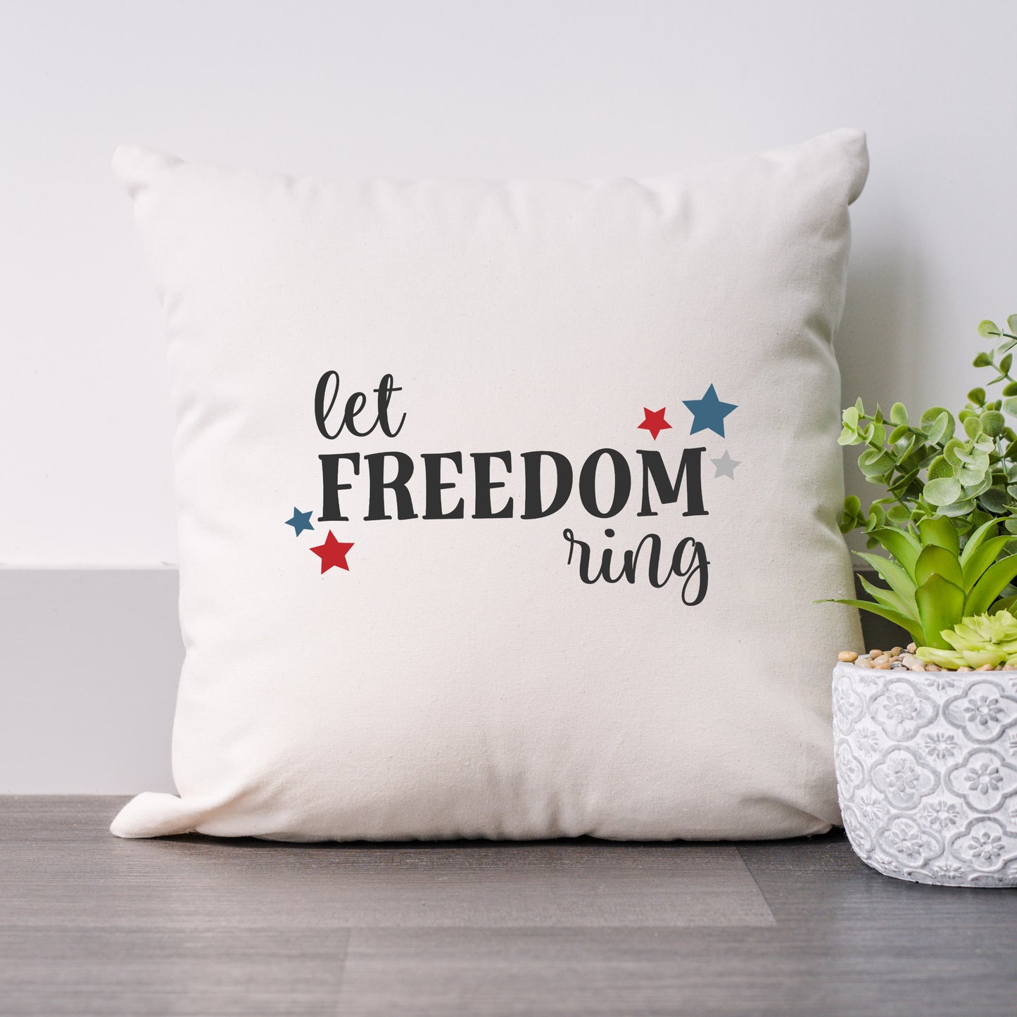 Let Freedom Ring Stars | Pillow Cover