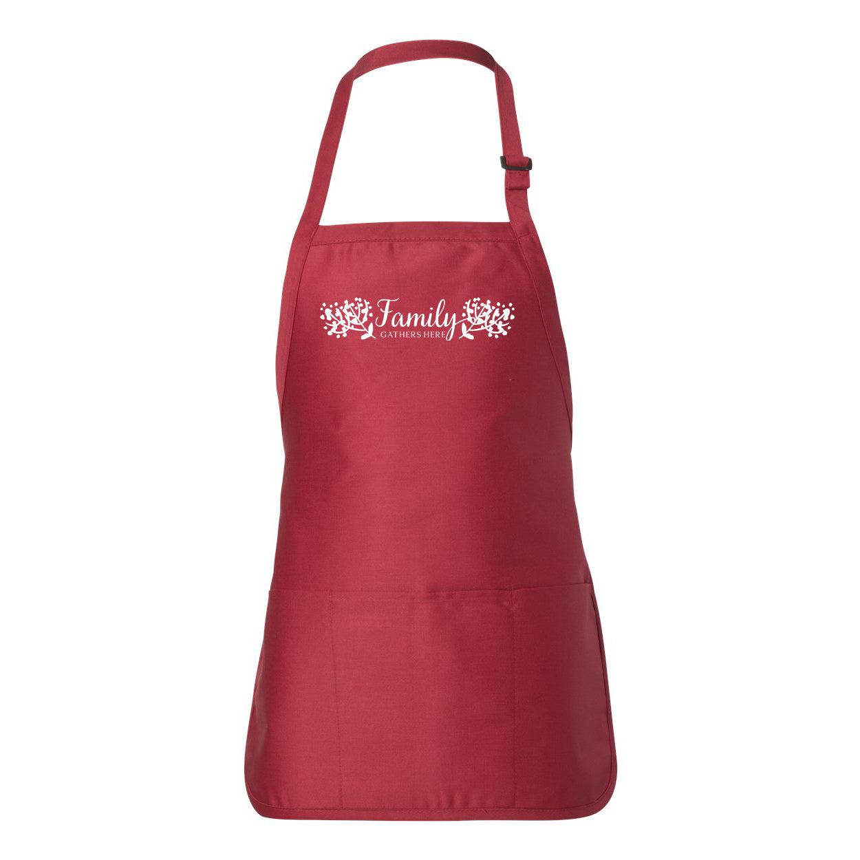 Family Gathers Here | Apron