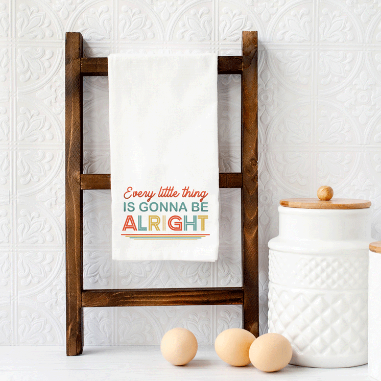 Every Little Thing Colorful | Tea Towel