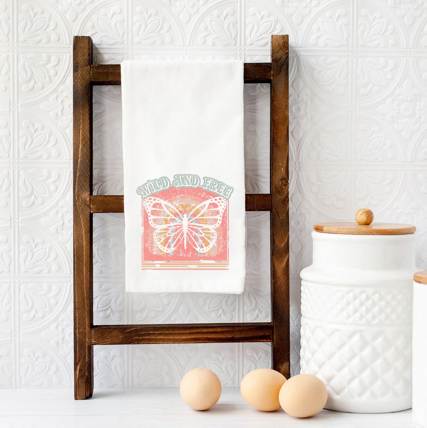 Wild and Free Butterfly | Tea Towel