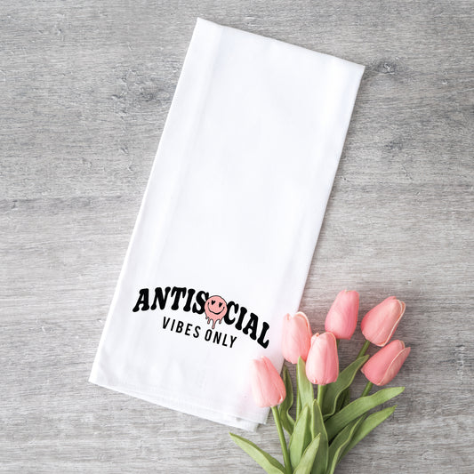 Antisocial Vibes Only | Tea Towel