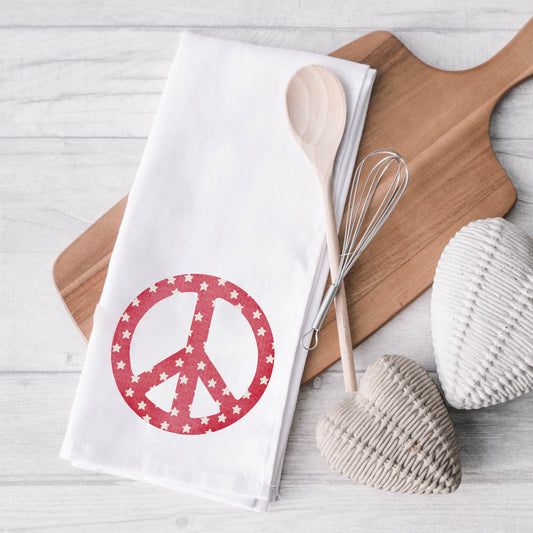 Patriotic Peace Sign | Tea Towel