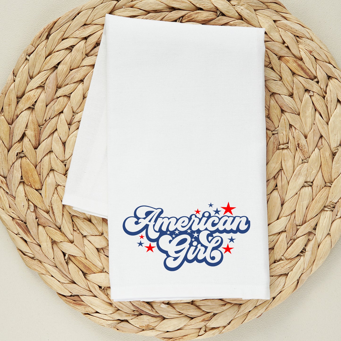 American Girl Retro Stars | Tea Towel
