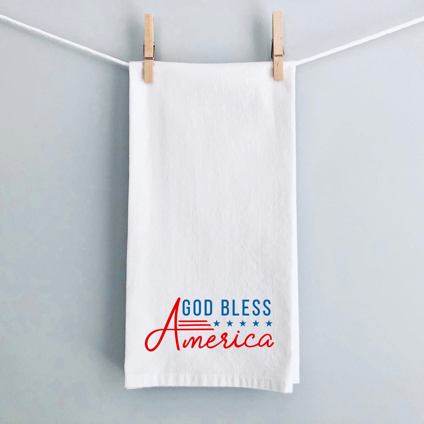 God Bless America Stars And Stripes | Tea Towel
