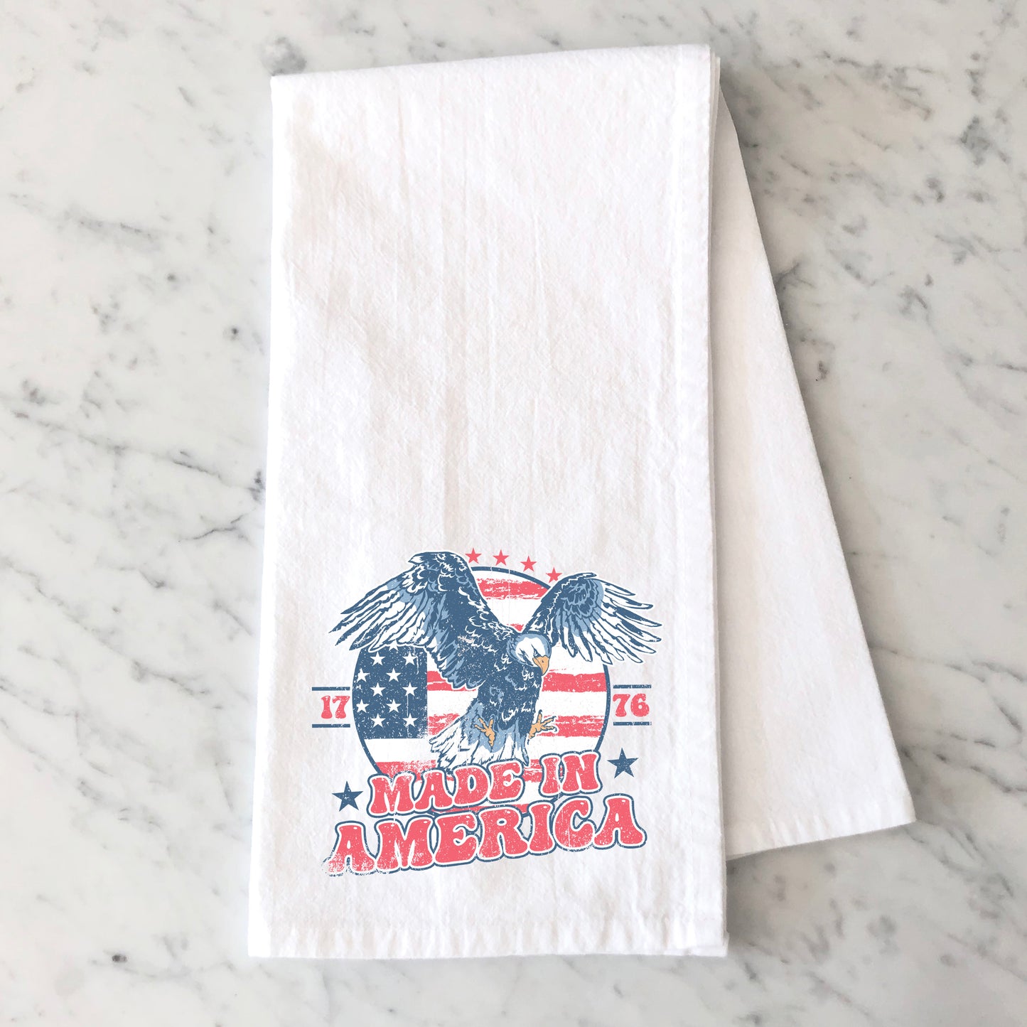Retro Made In America | Tea Towel