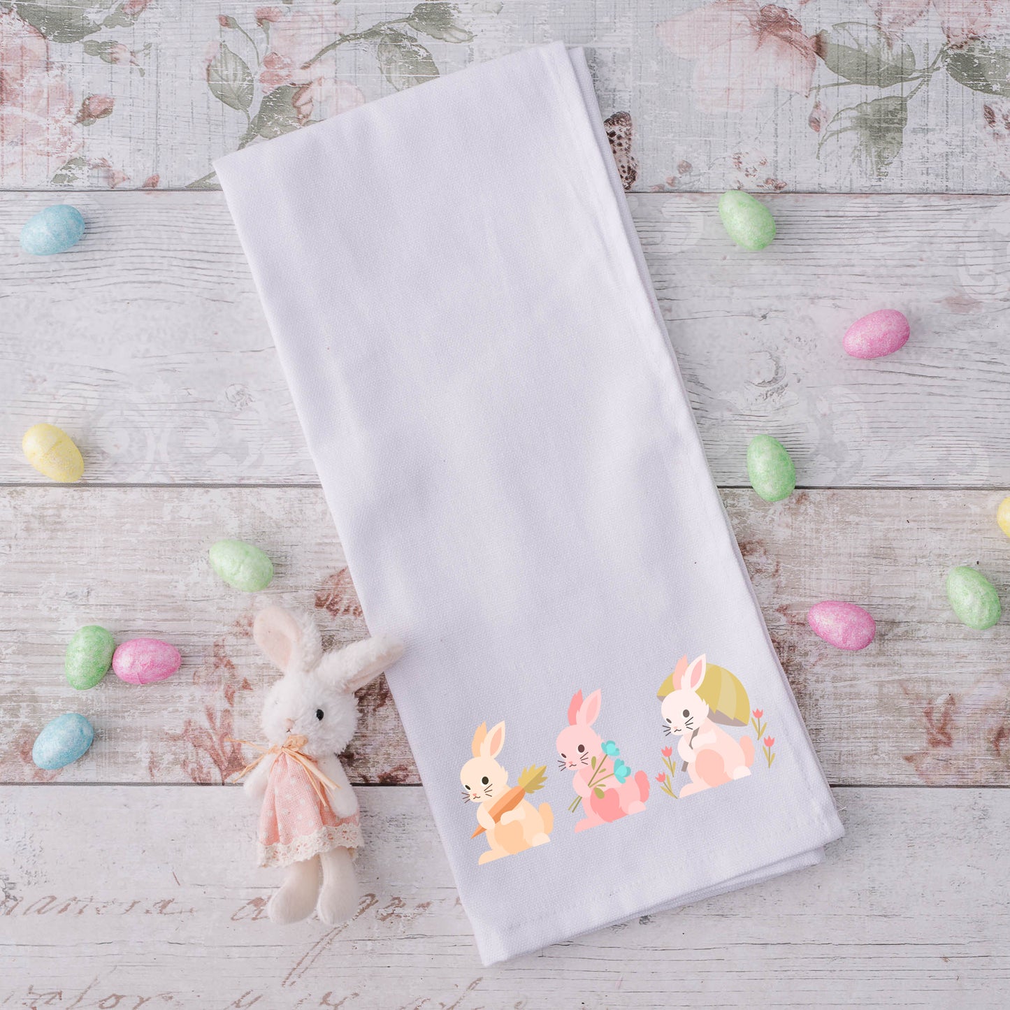 Easter Bunny Set | Tea Towel