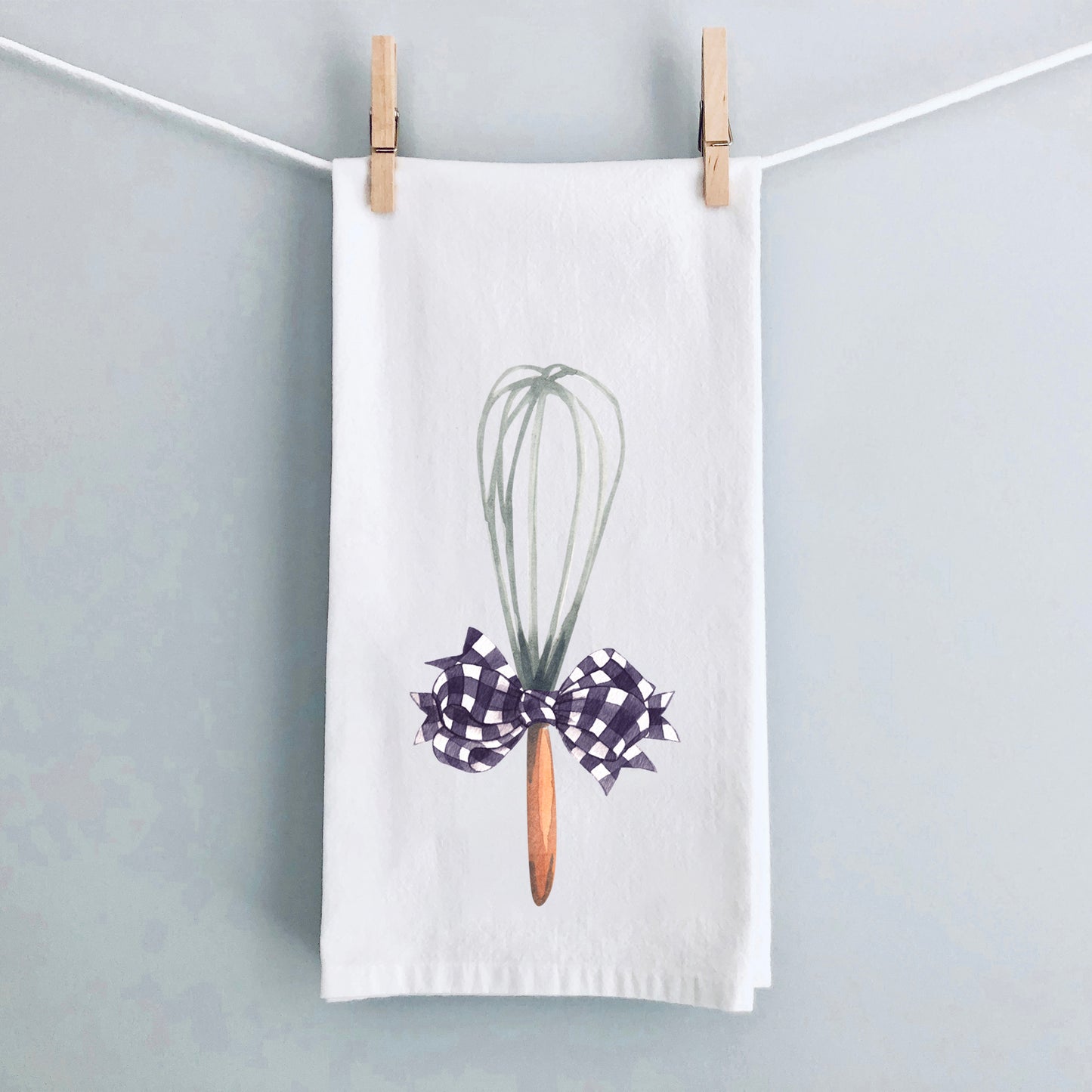 Whisk Plaid Bow | Tea Towel