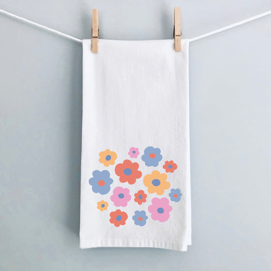 Colorful Daisies | Tea Towel