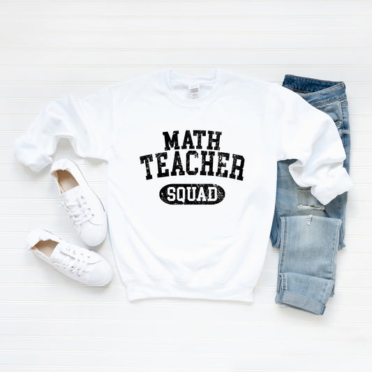 Math Teacher Squad Distressed | DTF Transfer