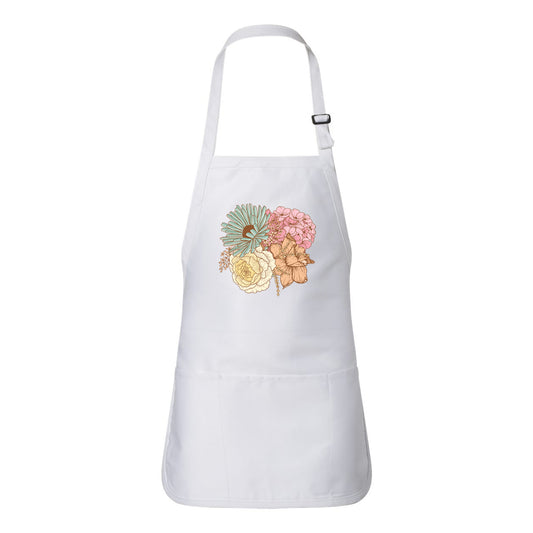 Colorful Flower Bouquet | Apron