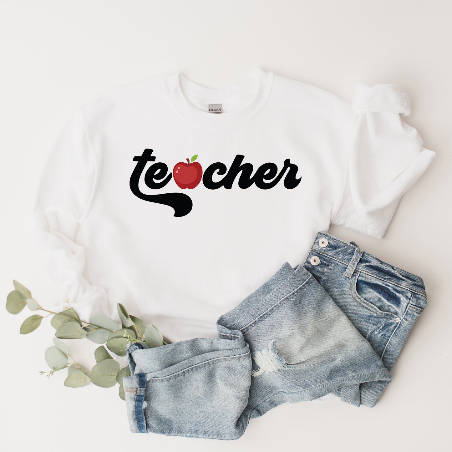 Teacher Bold Apple | DTF Transfer