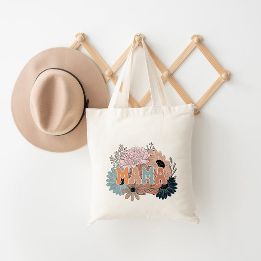 Mama Colorful Flower Bouquet | Tote Bag