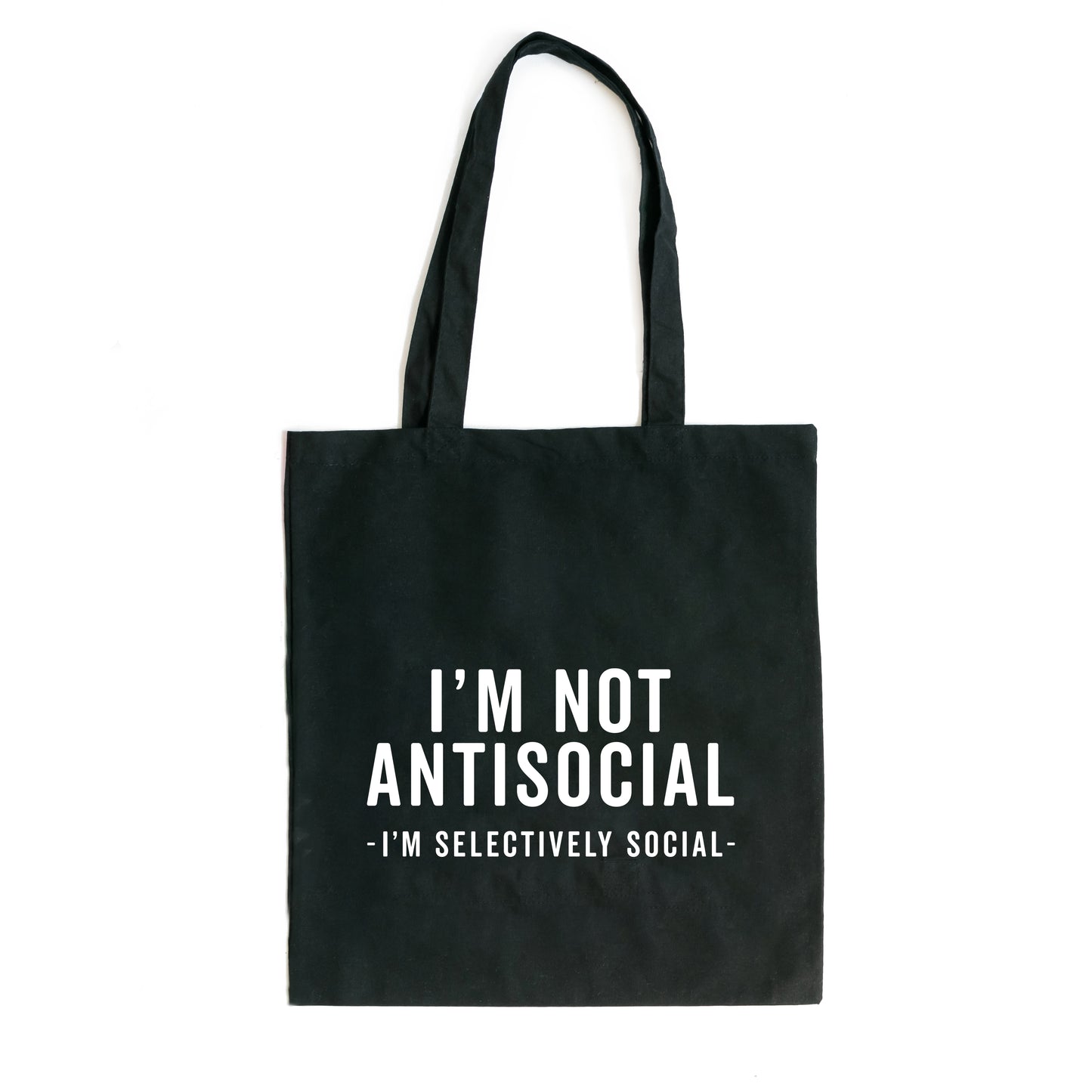 I'm Not Antisocial | Tote Bag