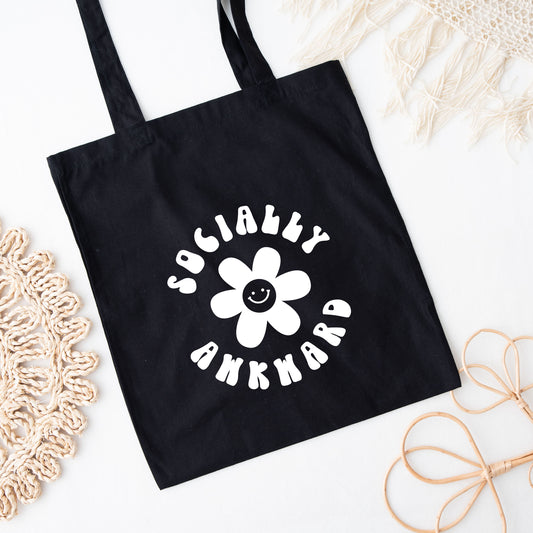 Socially Awkward Smiley Face | Tote Bag