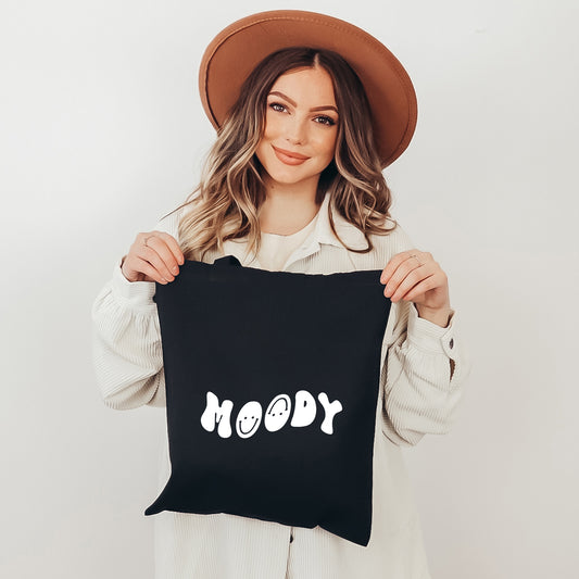 Moody Smiley Face Wavy | Tote Bag