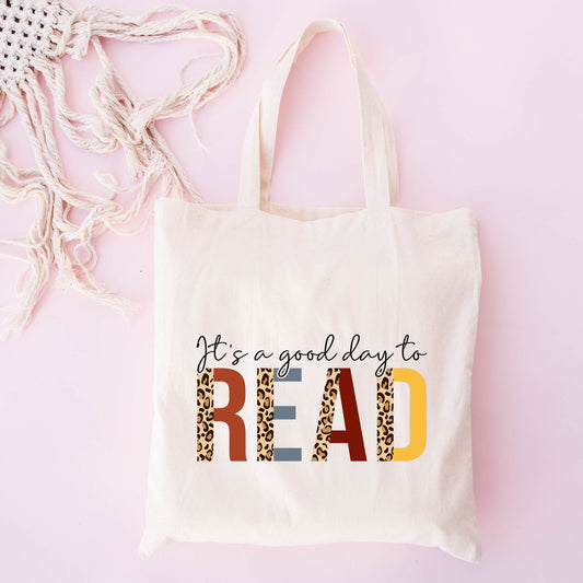 It's A Good Day To Read Leopard | Tote Bag