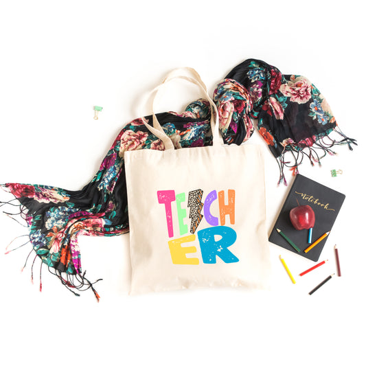 Teacher Lightning Bolt | Tote Bag