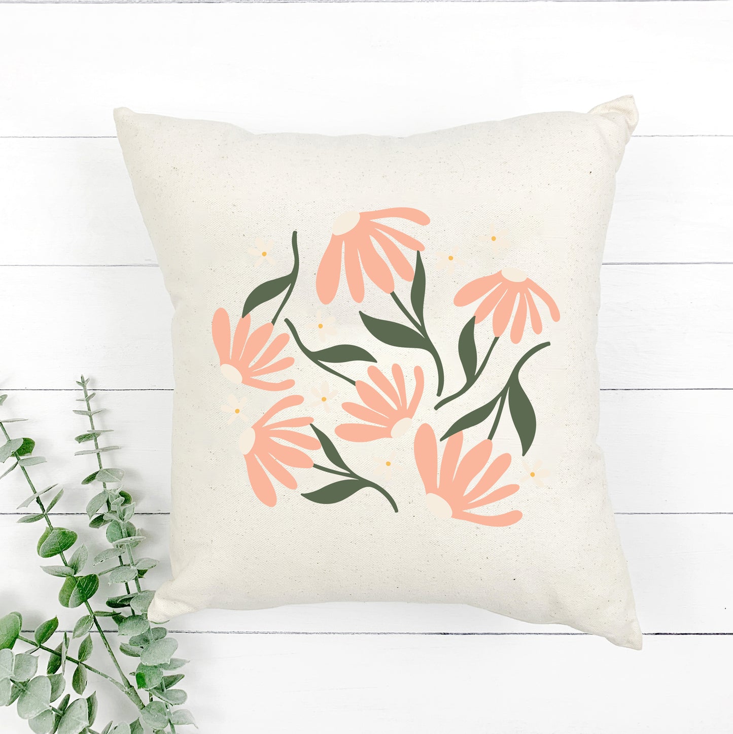 Pink Daisies | Pillow Cover