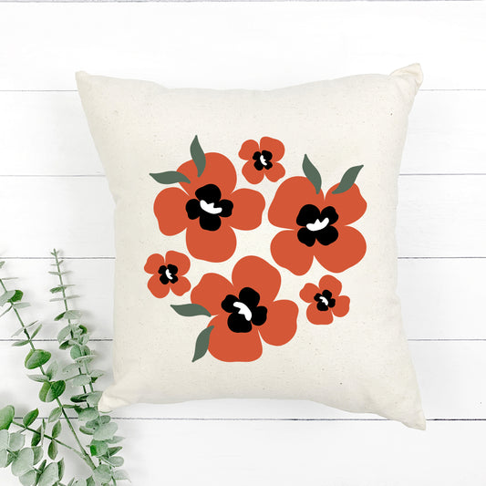 Red Poppies | Pillow Cover