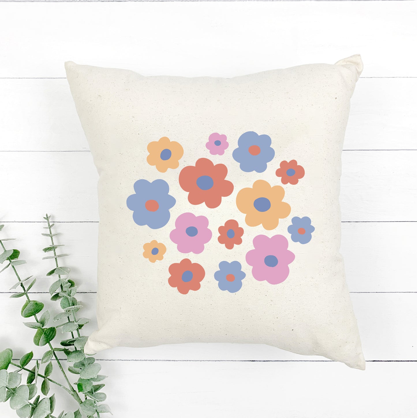 Colorful Daisies | Pillow Cover