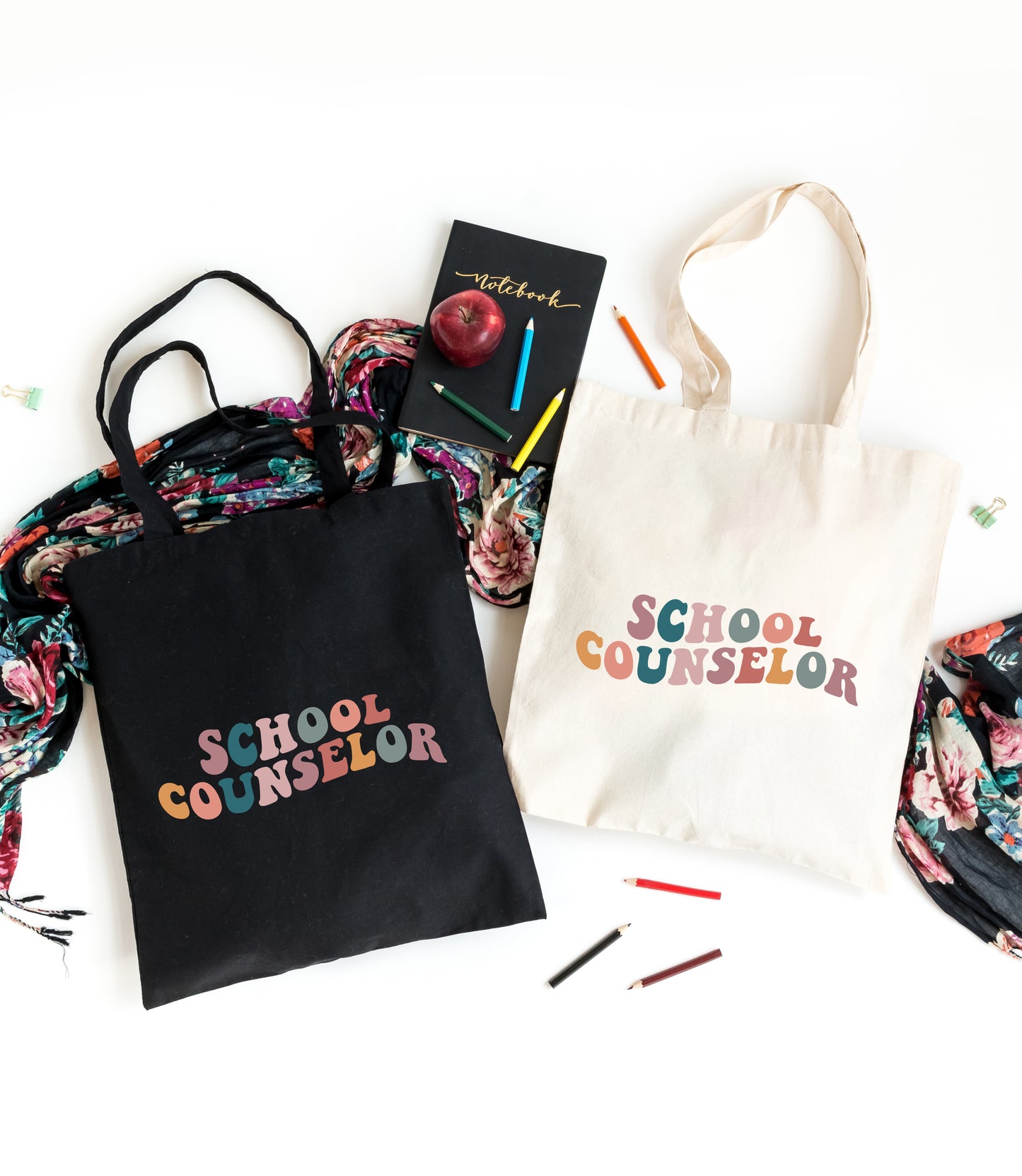 School Counselor Wavy | Tote Bag